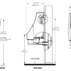 WATERFREE URINAL - WALL MOUNT