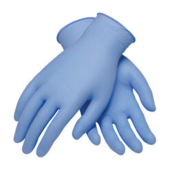 NITRILE GLOVES - BLUE 4 MIL MEDIUM (BX 100)