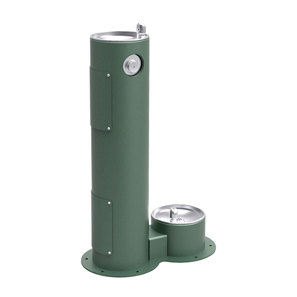 ELKAY LK4400DB - OUTDOOR PEDESTAL FOUNTAIN WITH PET FOUNTAIN (SPECIFY COLOR) ELKAY LK4400DB - OUTDOOR PEDESTAL FOUNTAIN WITH PET FOUNTAIN (SPECIFY COLOR)