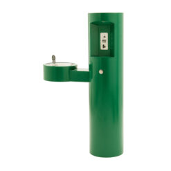 MURDOCK GYM75 - BARRIER-FREE ROUND PEDESTAL FOUNTAIN WITH BOTTLE FILLER