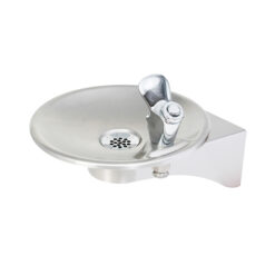 MURDOCK GWB24 - WALL MOUNTED DRINKING FOUNTAIN WITH PUSH BUTTON BRASS BUBBLER