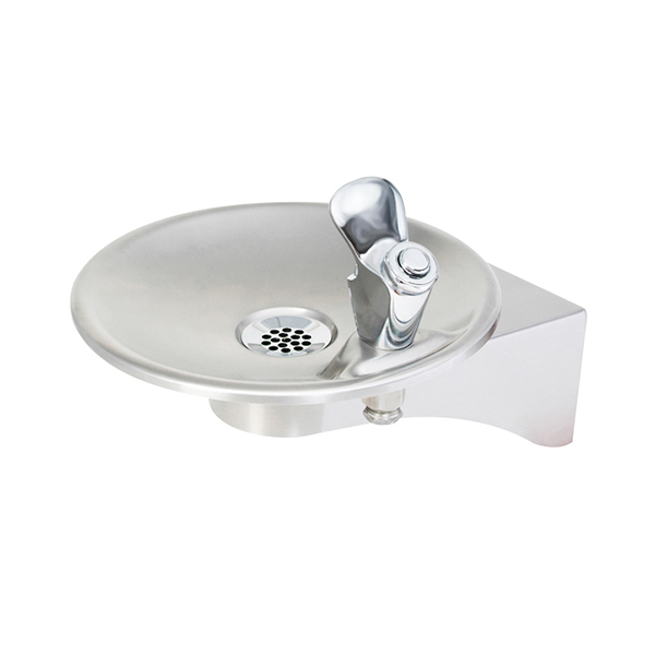 MURDOCK GWB24 - WALL MOUNTED DRINKING FOUNTAIN WITH PUSH BUTTON BRASS BUBBLER MURDOCK GWB24 - WALL MOUNTED DRINKING FOUNTAIN WITH PUSH BUTTON BRASS BUBBLER
