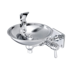 CENTRAL BRASS 0366-HX8VWB - WALL MOUNT DRINKING FOUNTAIN WITH SELF CLOSING LEVER HANDLE