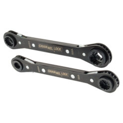 CHANNELLOCK 841S SAE 2 PC RATCHETING WRENCH SET (8 SIZES)