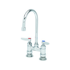 4" DECK MT FAUCET W/ SWIVEL GOOSENECK SPOUT