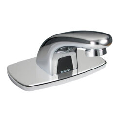 OPTIMA PLUS PEDESTAL FAUCET W/ PLUG IN TRANSFORMER -REMOVABLE 4" BASE PLATE - 0.5 GPM