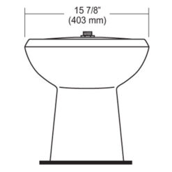FLOOR MOUNTED 1.1 GPF TO 1.6 GPF UNIVERSAL TOILET