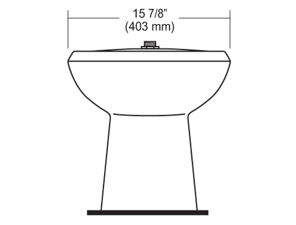 FLOOR MOUNTED 1.1 GPF TO 1.6 GPF UNIVERSAL TOILET FLOOR MOUNTED 1.1 GPF TO 1.6 GPF UNIVERSAL TOILET