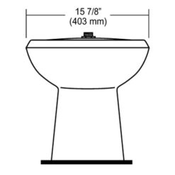 FLOOR MOUNTED 1.1 GPF TO 1.6 GPF ADA UNIVERSAL TOILET