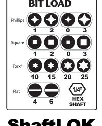 MEGAPRO®-SHAFTLOK DRIVER W/BITS