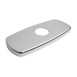TRIM PLATE KIT - W/ SPACER - 4" (CHROME)