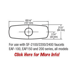 TRIM PLATE KIT - W/ SPACER - 4" (CHROME)