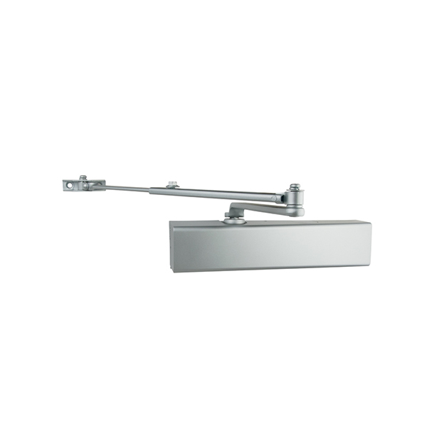ALUM DOOR CLOSER W/ COVER & UNIVERSAL MOUNTING PLATE ALUM DOOR CLOSER W/ COVER & UNIVERSAL MOUNTING PLATE