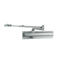 ALUM DOOR CLOSER W/ COVER & UNIVERSAL MOUNTING PLATE