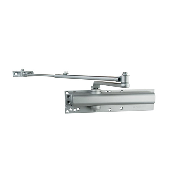 ALUM DOOR CLOSER W/ COVER & UNIVERSAL MOUNTING PLATE ALUM DOOR CLOSER W/ COVER & UNIVERSAL MOUNTING PLATE