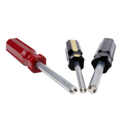 SET OF ONE WAY SCREW REMOVERS