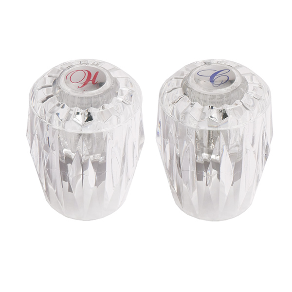 LG HOT & COLD ACRYLIC HANDLES W/ INDEXES LG HOT & COLD ACRYLIC HANDLES W/ INDEXES
