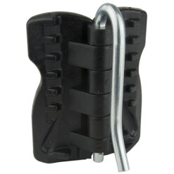 OVER HINGE - DOOR STOP - BLACK