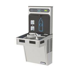 HALSEY TAYLOR HTHB-HACG8SS-WF S/S BOTTLE FILLING STATION W/SINGLE "GREEN" ADA COOLER W/ FILTER