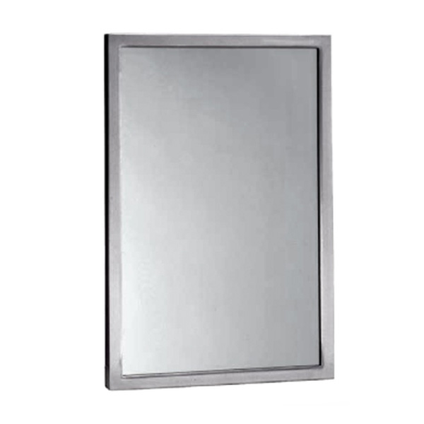 BOBRICK B290-2436 S/S ANGLE WELDED FRAME MIRROR 24” X 36” BOBRICK B290-2436 S/S ANGLE WELDED FRAME MIRROR 24” X 36”