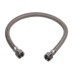 CSB INTERNATIONAL SS8-30F S/S FAUCET SUPPLY LINE 1/2” FIP X 1/2” FIP X 30”