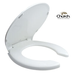 HD REG WHITE O/F CLOSET SEAT W/COVER