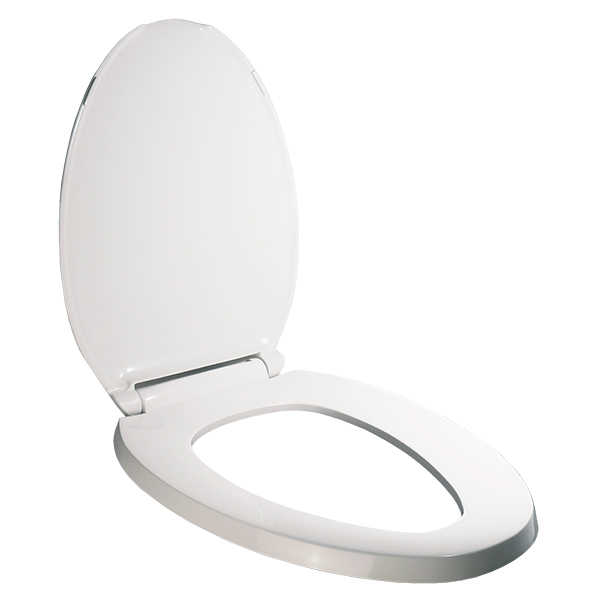 CLOSET SEAT - XHD WHITE ELONG CLOSED CLOSET SEAT - XHD WHITE ELONG CLOSED