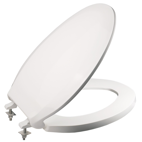 CLOSET SEAT - XHD WHITE ELONG CLOSED CLOSET SEAT - XHD WHITE ELONG CLOSED