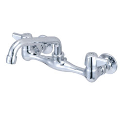 8" WALL MT KITCHEN FAUCET W/6" SPOUT