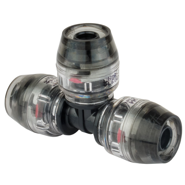LEGEND VALVE 465-217 SMARTCLICK 1" X 1" X 1" TEE PUSH-FITTING LEGEND VALVE 465-217 SMARTCLICK 1" X 1" X 1" TEE PUSH-FITTING