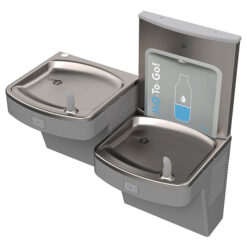 MURDOCK A172108F-UBL-BF1 BI-LEVEL ADA WATER COOLER WITH PUSH BUTTON BOTTLE FILLER (FLEXIBLE BUBBLER)