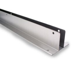 STAINLESS STEEL CONTINUOUS TWO EAR WALL BRACKET 3/4" X 57"