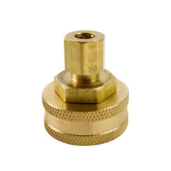 MIDLAND METAL 30050 BRASS HOSE SWIVEL FITTING 1/4 COMP X 3/4 FGH