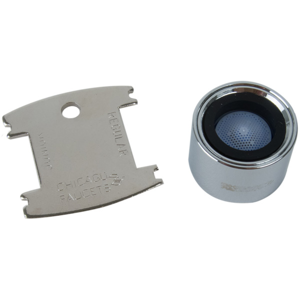 CHICAGO FAUCET E65VPAB OEM 1.0 GPM VANDAL PROOF PRESSURE COMPENSATING NON AERATING OUTLET CHICAGO FAUCET E65VPAB OEM 1.0 GPM VANDAL PROOF PRESSURE COMPENSATING NON AERATING OUTLET