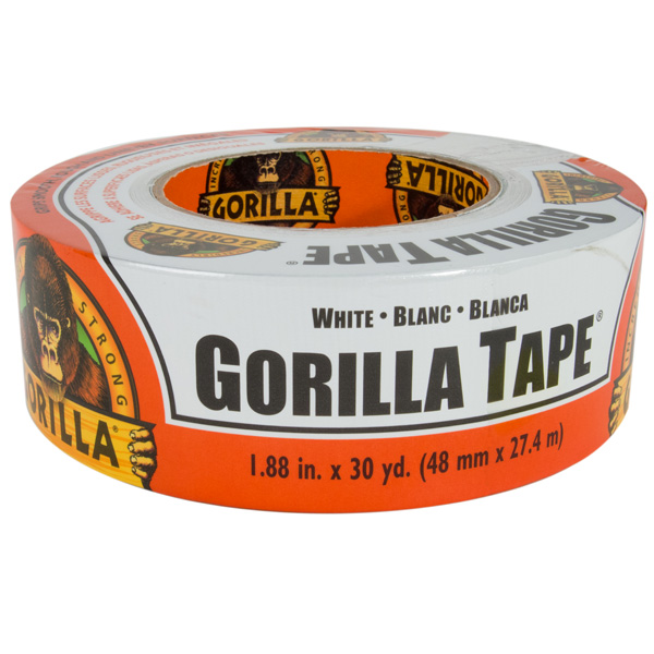 GORILLA GLUE 6025001 GORILLA DUCT TAPE (WHITE) 1.88 IN X 30 YD GORILLA GLUE 6025001 GORILLA DUCT TAPE (WHITE) 1.88 IN X 30 YD