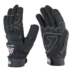 SAS SAFETY CORP 6714 XL MECHANICS IMPACT BREATHABLE NYLON TOP GLOVES W/ PADDED PALM
