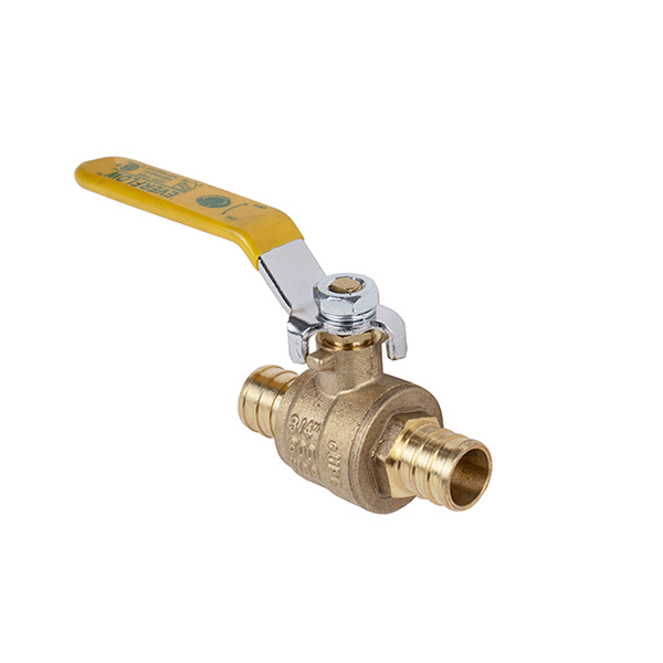 1/2" PEX/ BARB LF BRASS FULL PORT BALL VALVE (PEX B) 1/2" PEX/ BARB LF BRASS FULL PORT BALL VALVE (PEX B)