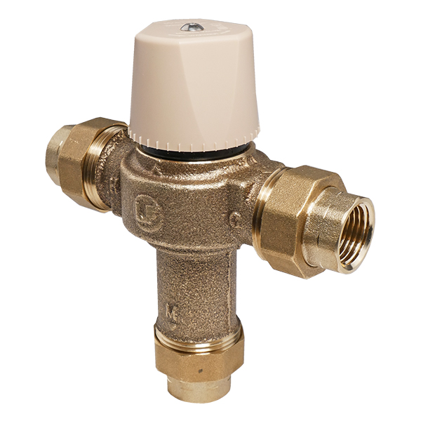 WATTS REGULATOR 0559116 / 0206003 LF 1/2” THERMOSTATIC MIXING VALVE W/ UNION THREAD ENDS WATTS REGULATOR 0559116 / 0206003 LF 1/2” THERMOSTATIC MIXING VALVE W/ UNION THREAD ENDS