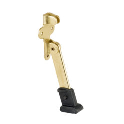 4" BRASS PLATED HEAVY DOOR STOP