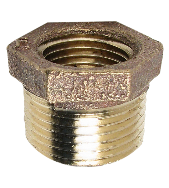 3/8 X 1/4 IPS BRASS HEX BUSHING 3/8 X 1/4 IPS BRASS HEX BUSHING