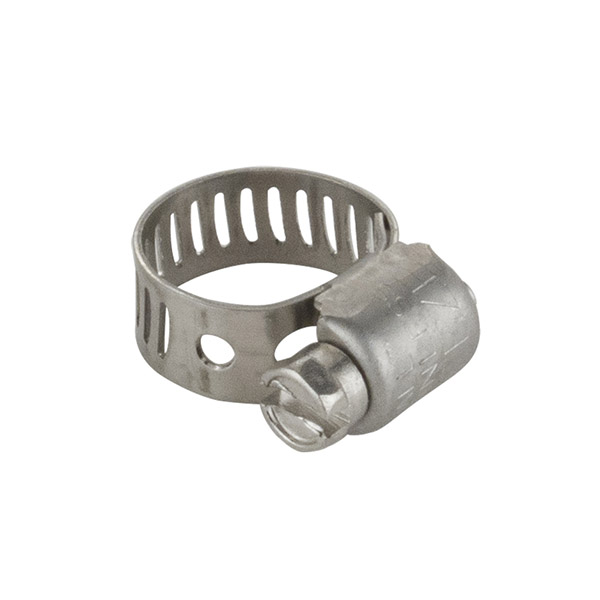 STAINLESS STEEL MICRO HOSE CLAMP (MIN. 7/32”, MAX. 5/8”) STAINLESS STEEL MICRO HOSE CLAMP (MIN. 7/32”, MAX. 5/8”)
