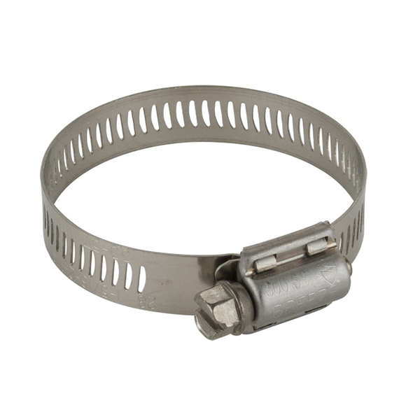 STAINLESS STEEL HOSE CLAMP (MIN. 1-5/16”, MAX. 2-1/4”) STAINLESS STEEL HOSE CLAMP (MIN. 1-5/16”, MAX. 2-1/4”)