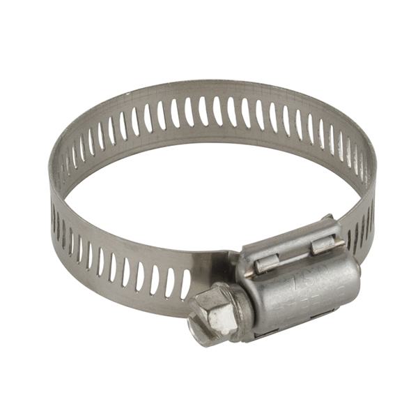 STAINLESS STEEL HOSE CLAMP (MIN. 1-1/16”, MAX. 2”) STAINLESS STEEL HOSE CLAMP (MIN. 1-1/16”, MAX. 2”)