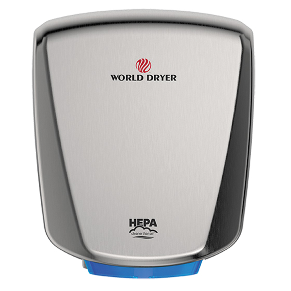 VERDEDRI HAND DRYER BRUSHED STAINLESS STEEL 110-240V VERDEDRI HAND DRYER BRUSHED STAINLESS STEEL 110-240V