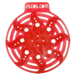 EKCOS INNOVATIONS PWR-10R RED (MELON) 30 DAY ANTI-SPLASH URINAL SCREENS (2 PC)