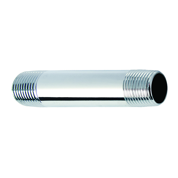 3/8" X 4" CHROME NIPPLE 3/8" X 4" CHROME NIPPLE