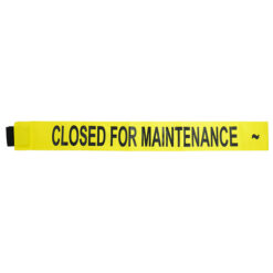 MAGNETIC DOOR BARRIER CFM-B-01 “CLOSED FOR MAINTENANCE” - YELLOW MAGNETIC DOOR BARRIER FOR 51” DOORWAY