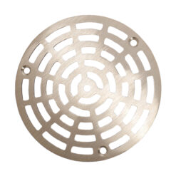 SIOUX CHIEF 842-SN3 5-1/8” DIA NICKEL BRONZE DRAIN GRATE W/ 3 HOLES