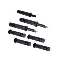 BLK INSERTS FOR ALUM GRAVITY ADA HINGES (1 SET)