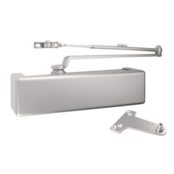 CAL-ROYAL N900PBFDA PARALLEL ARM DOOR CLOSER W/ DELAY ACTION & COVER- ALUMINUM